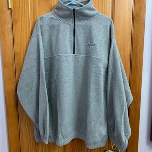 Soft Fleece 1/4 zip jacket sweatshirt Vodka XL